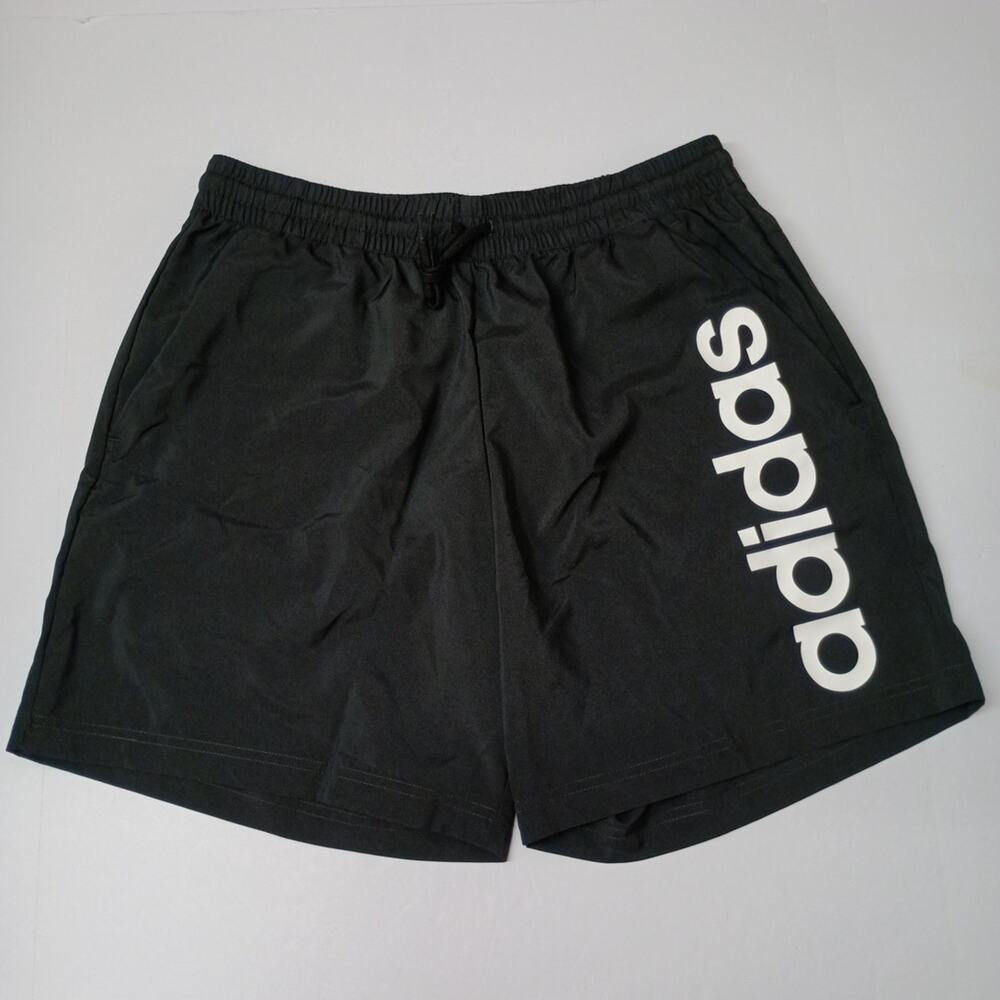 Adidas Training Chelsea Shorts Men's Size‎ L Black 7" Inseam